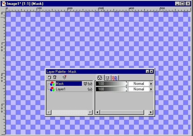 mask icon in layer palette mask icon in layer palette