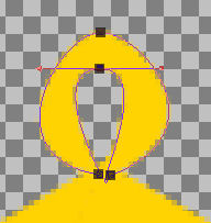 completed circle hanger After creating the hanger