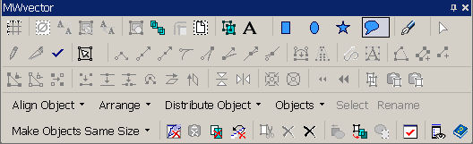 Toolbar I created from the Corel Tutorial handy toolbar with all vector icons for quicker, menuless acccess.