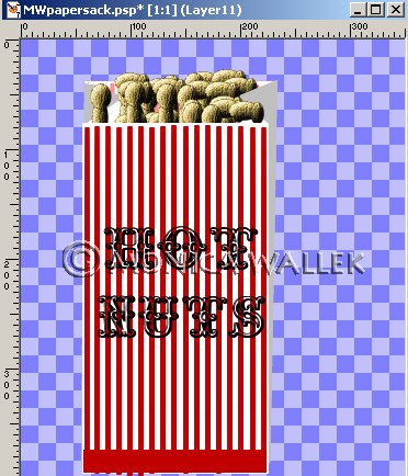 Finished nut bag