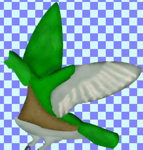 Steps seven through eleven completed you are not seeing the wings and head completed