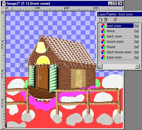 How I create snow Snow how